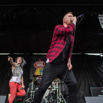 The Animal In Me performing at the Vans Warped Tour